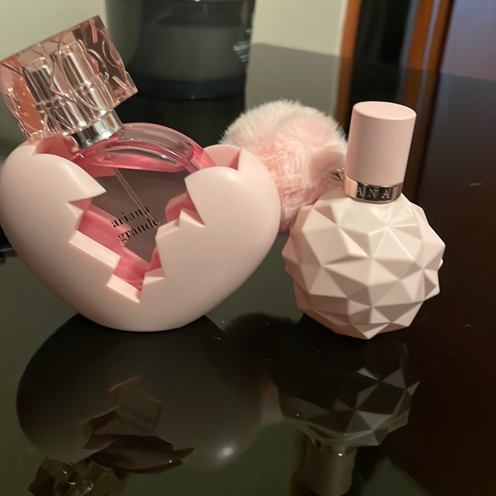 Ariana grande perfumes. Ari and thank you next. 1 ounce each